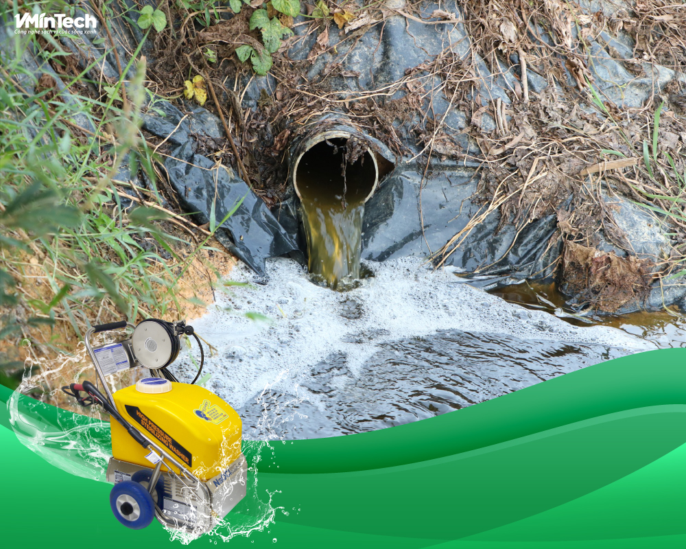 Dùng NaOClean xử lý hệ thống đường ống chất thải nông nghiệp cho trang trại chăn nuôi