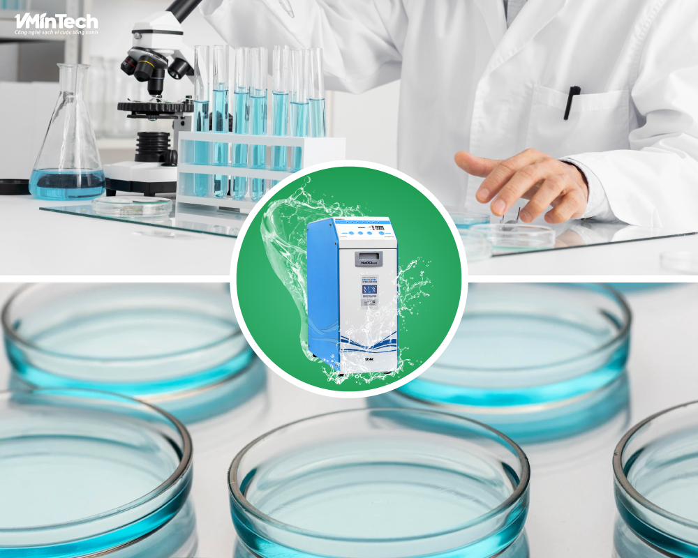 NaOClean sử dụng để khử khuẩn và làm sạch các dụng cụ nuôi cấy vi sinh, dụng cụ phòng thí nghiệm